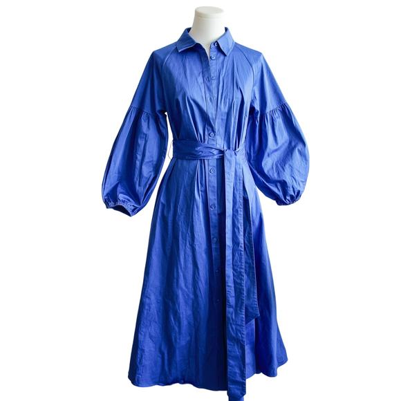 NWOT- Kate Spade Vibrant Blue Mini Dress - Picture 2 of 5